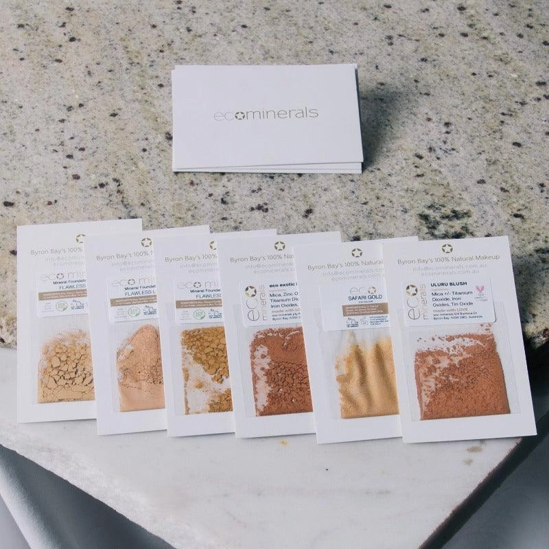 Mineral Makeup Sample Packs medium/tanned FRESH DEWY