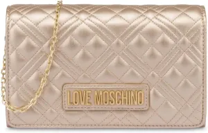 Moschino Borsa Donna Love a Spalla/Tracolla Ecopelle Trapuntata Metallic Gold BS25MO07 JC4079, gold, Einheitsgröße, gold, Einheitsgröße, Gold, Einheitsgröße
