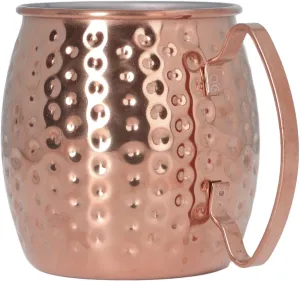 Moscow Mule Mug, Moscow Cocktail Mug Decoration Exquisite 304 Stainless Steel Luxurious for Restaurants (Rose Gold)