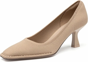 Mousse FIT Solid Color Stiletto Pumps Shoes