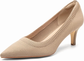 Mousse FIT Solid Color Stiletto Pumps Shoes