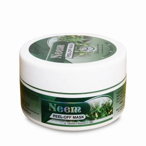 Neem Peel Off Mask | Skin Care | Peel Off Mask | Cleanses and Nourishes Skin | Hydrating Face Mask Protects Skin | Spa Quality | All Natural Mask | 5.30 oz…