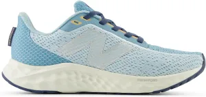 New Balance Women's Fresh Foam Arishi V4 Running Shoe, Quarry Blue/Chrome Blue/Silver Metallic, 6.5