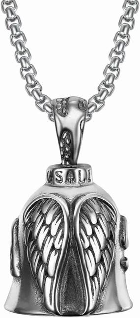 New 2026 Unisex Fashion And Cool Motorcycle Lady Rider Rose Matt Bell Vintage Pendant Necklace Decoration Jewelry Luxury With For You Accessories Trendy Creative Women Men