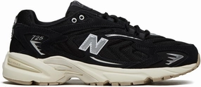 New Balance 725V1 Shoes - Black/Metallic Silver/Angora - 9.5