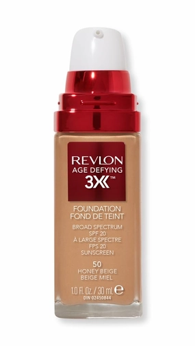 New Item REVLON AGE DEFYING ANTI AGING FOUNDATION 1.0 OZ REVLON/AGE DEFYING FIRMING L IFTING FOUNDATION (HONEY BEIGE) 1.0 OZ (30 ML)