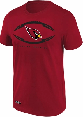 NFL Kids Youth 8-20 Armour Ball Team Color Performance Primary Logo Short Sleeve Football T-Shirt