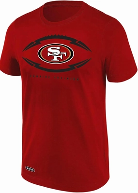NFL Kids Youth 8-20 Armour Ball Team Color Performance Primary Logo Short Sleeve Football T-Shirt