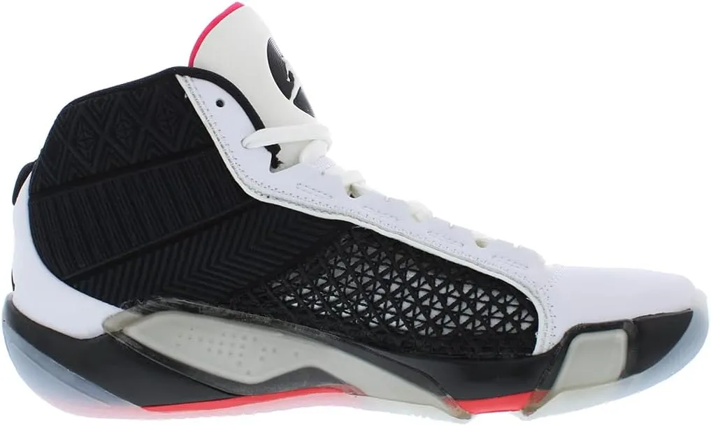 NIKE Air Jordan XXXVIII FIBA Basketball Shoes (FN7481-100, White/Pure Platinum/Metallic Gold)