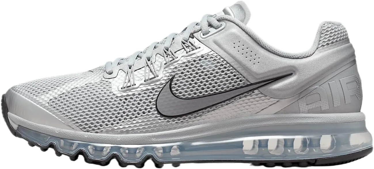 Nike Air Max 2013 Men's Shoes (HQ3025-001, Metallic Silver/Black/Flat Silver/Metallic Silver)