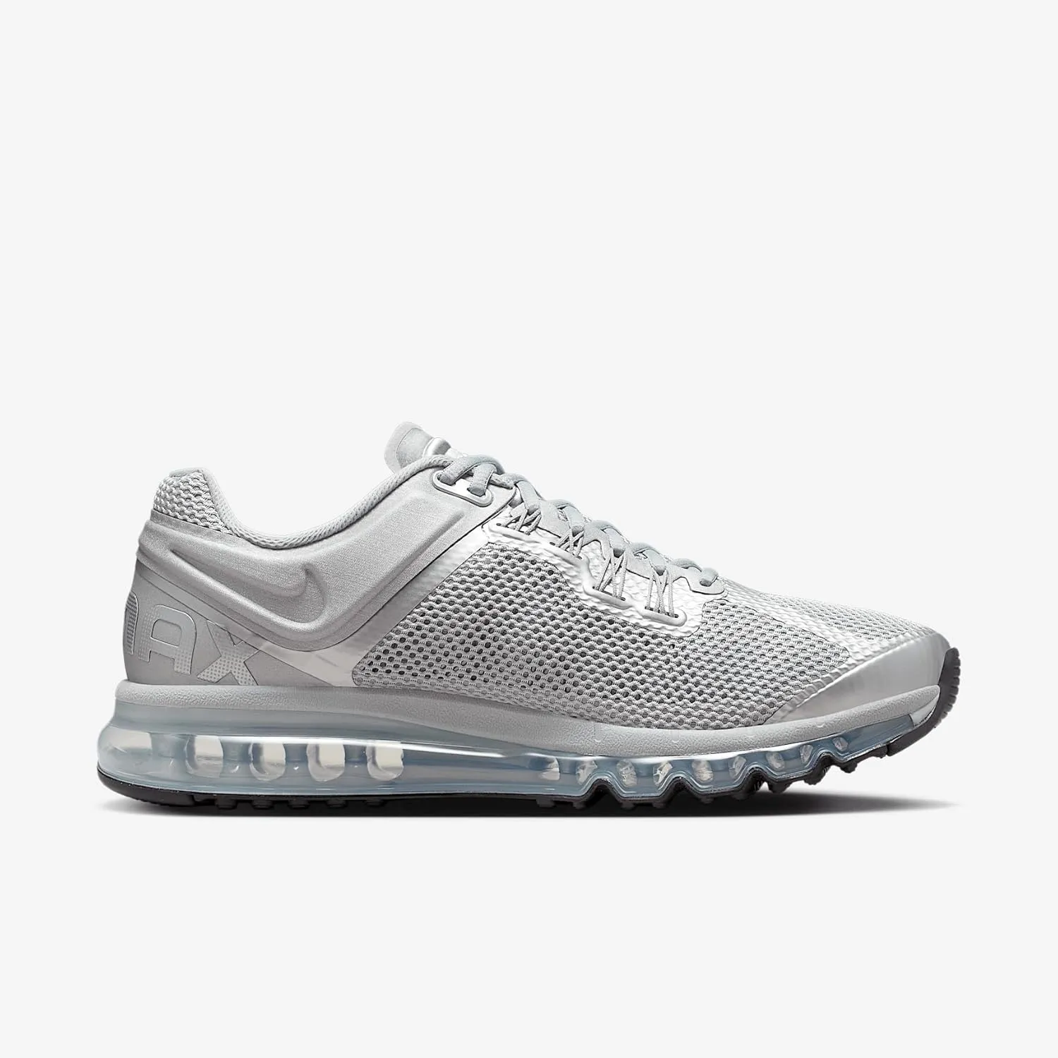 Nike Air Max 2013 Men's Shoes (HQ3025-001, Metallic Silver/Black/Flat Silver/Metallic Silver)