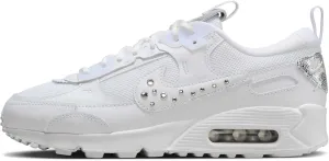 Nike Air Max 90 Futura Women's Shoes (FQ8888-100, White/Metallic Silver/Chrome/Platinum Tint) Size 10