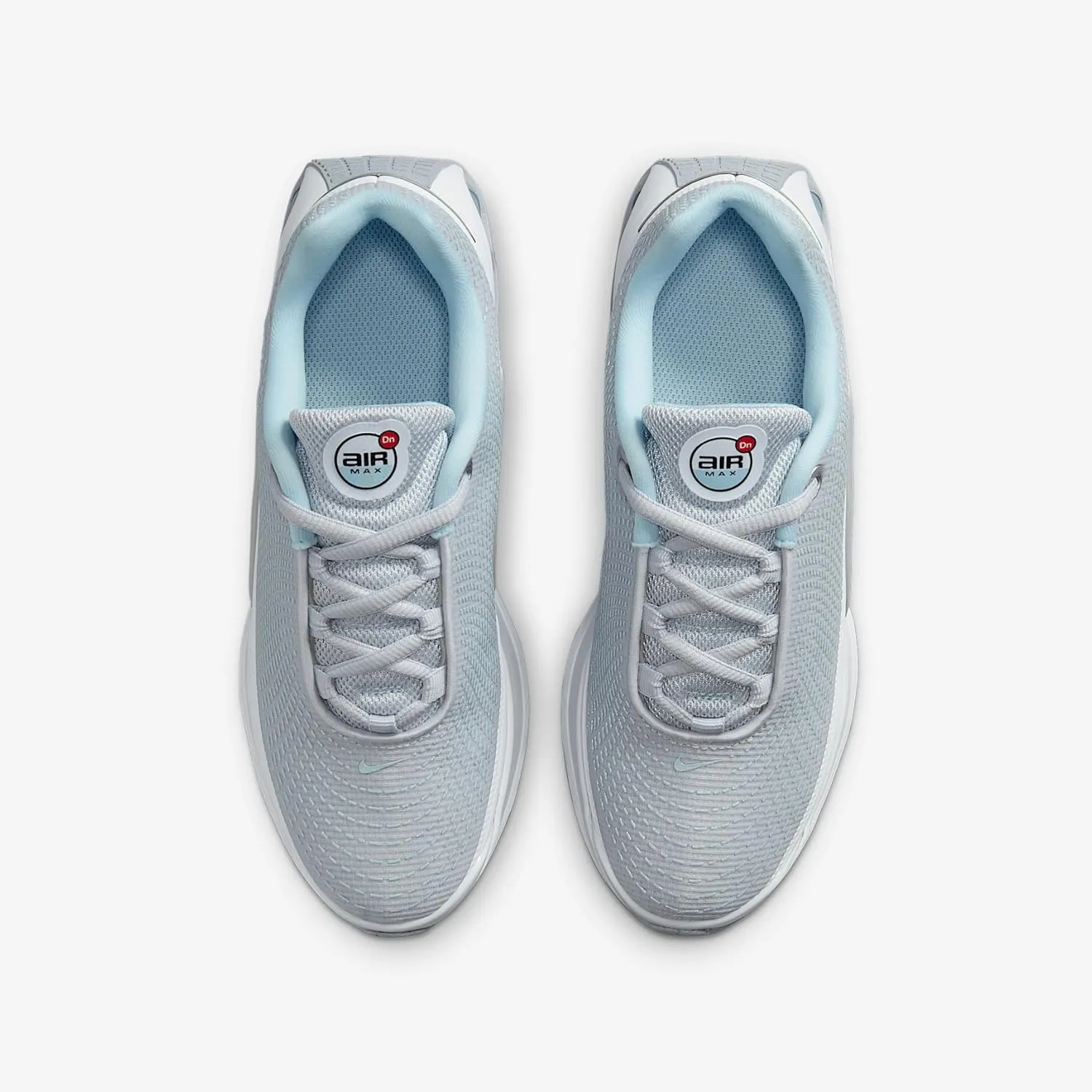 Nike Air Max Dn Big Kids' Shoes (HQ3256-043, Pure Platinum/Glacier Blue/White/Metallic Silver)