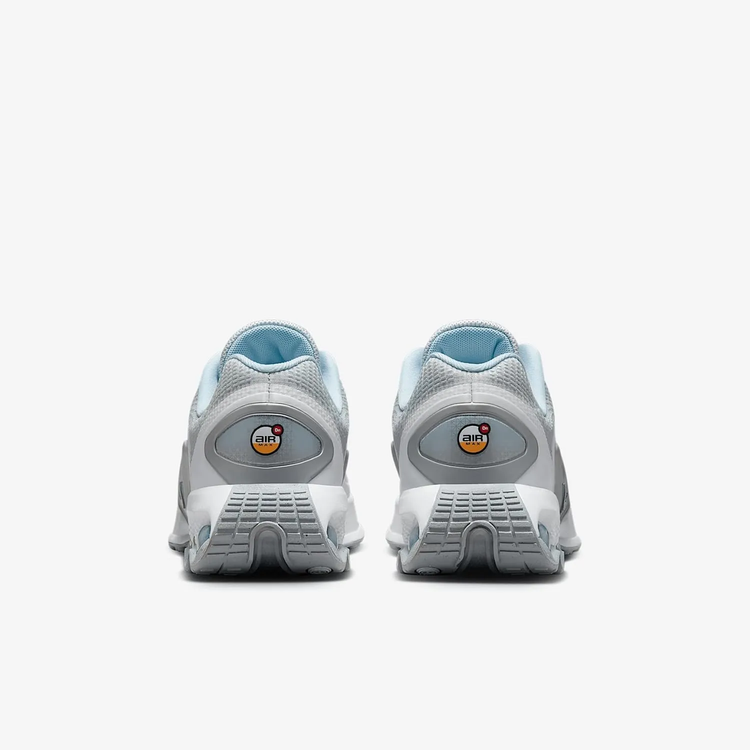 Nike Air Max Dn Big Kids' Shoes (HQ3256-043, Pure Platinum/Glacier Blue/White/Metallic Silver)