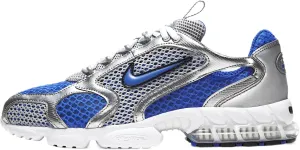 Nike Air Zoom Spiridon Cage 2 Men's Shoes (CJ1288-002, Metallic Silver/Varsity Royal/White/Varsity Royal)