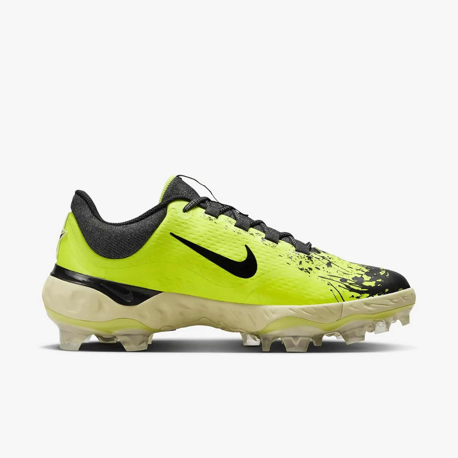 Nike Alpha Huarache Elite 4 Low MCS JRD Baseball Cleats (FZ1362-400, Midnight Navy/Midnight Navy/Metallic Gold)