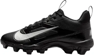 Nike Alpha Menace 4 Shark Big Kids' Football Cleats (Wide) (FQ4016-002, Black/Metallic Silver)