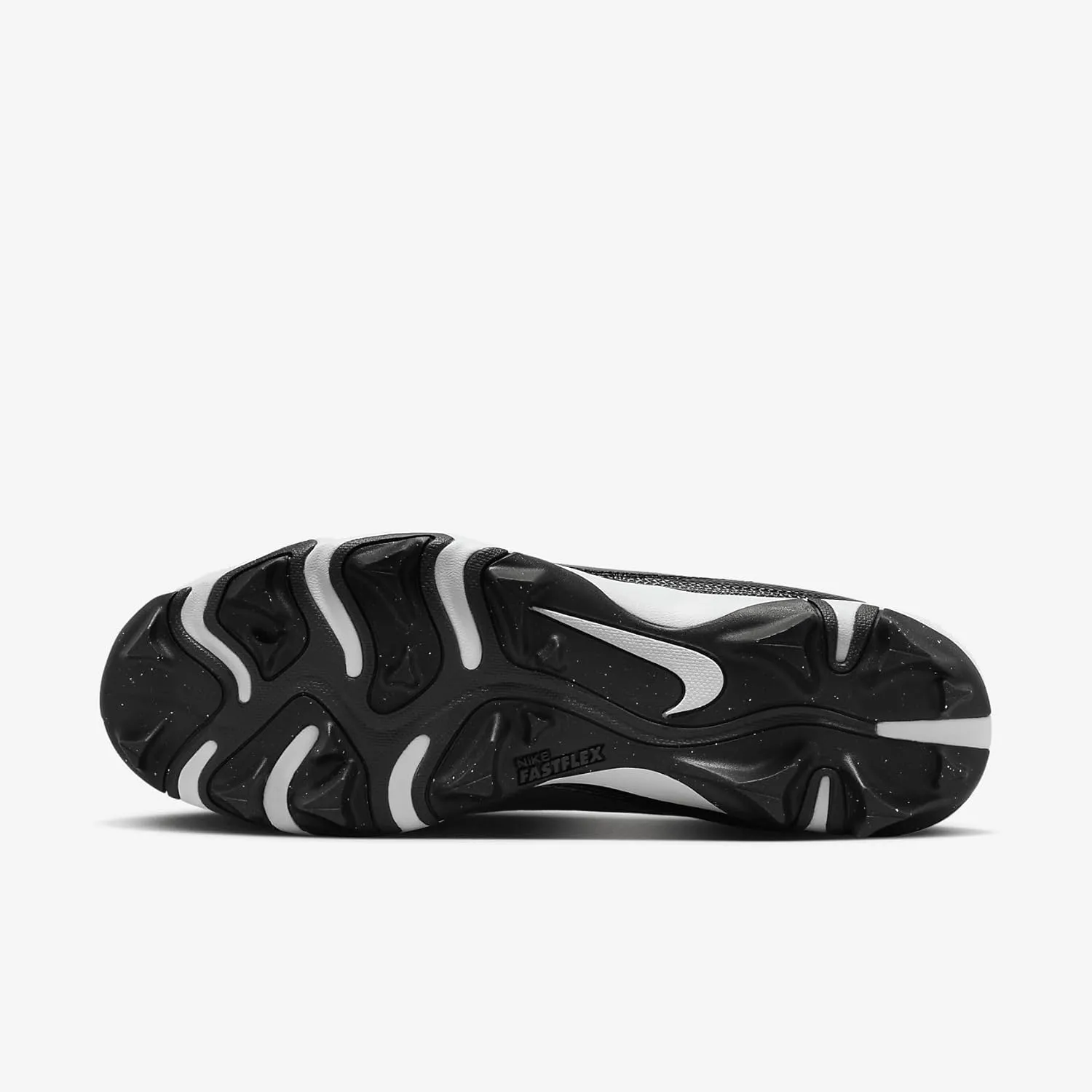 Nike Alpha Menace 4 Shark Football Cleats (FN0028-001, Black/Light Smoke Grey/Metallic Silver/White)