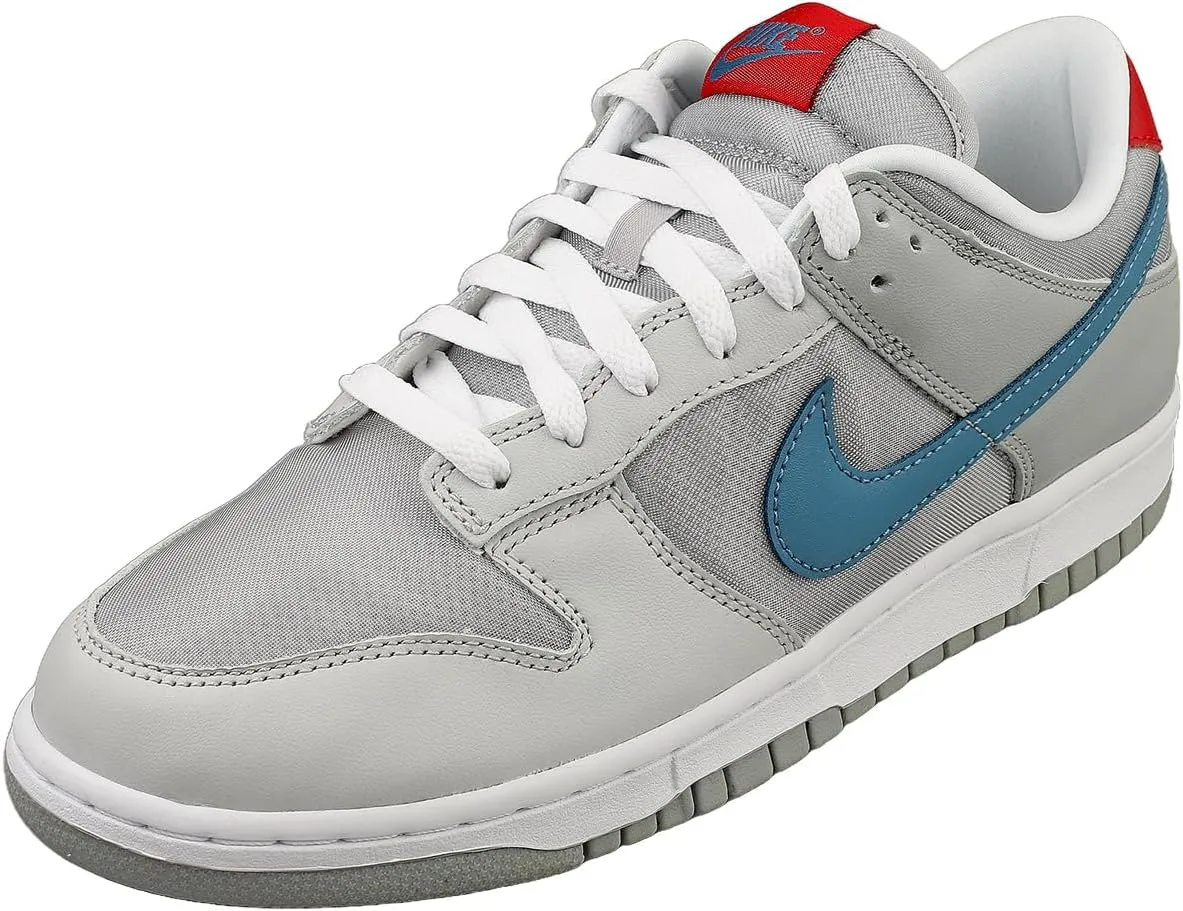 Nike Dunk Low Men's Shoes (HF0391-001, Metallic Silver/Neutral Grey/Flat Silver/Aegean Storm) Size 10.5