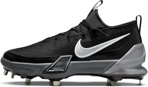 Nike Force Zoom Trout 9 Elite Baseball Cleats (FB2906-003, Black/Anthracite/White/Metallic Silver) Size 7
