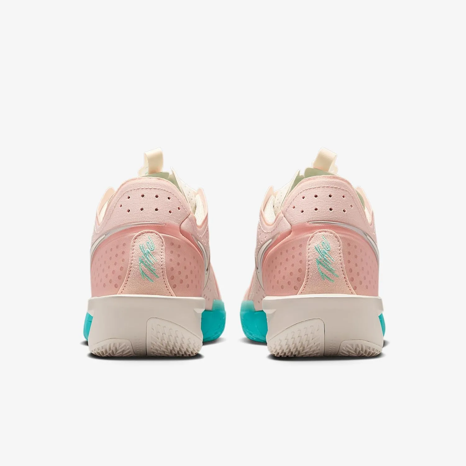 Nike G.T. Cut 3 Basketball Shoes (DV2913-601, Washed Coral/Dusty Cactus/Metallic Silver/Chalk)