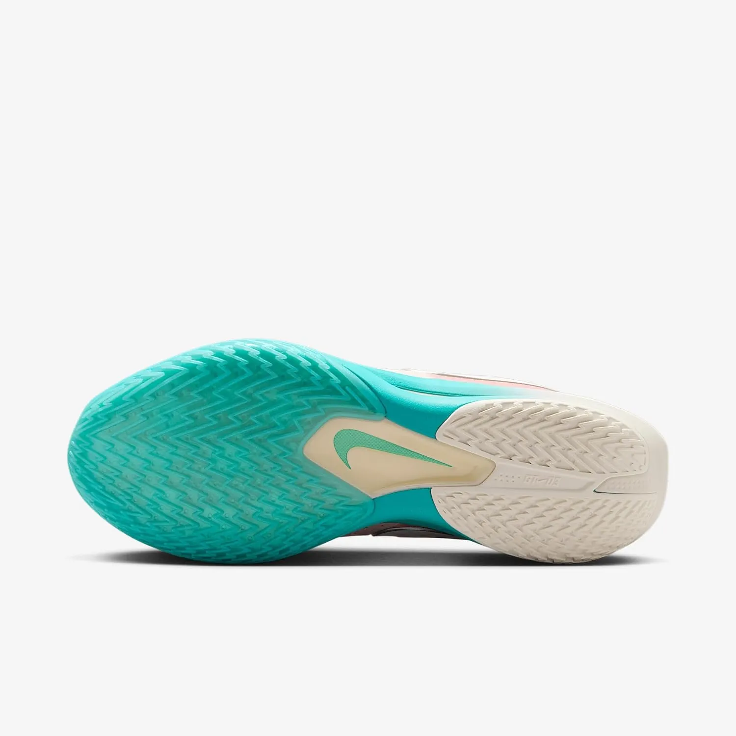 Nike G.T. Cut 3 Basketball Shoes (DV2913-601, Washed Coral/Dusty Cactus/Metallic Silver/Chalk)