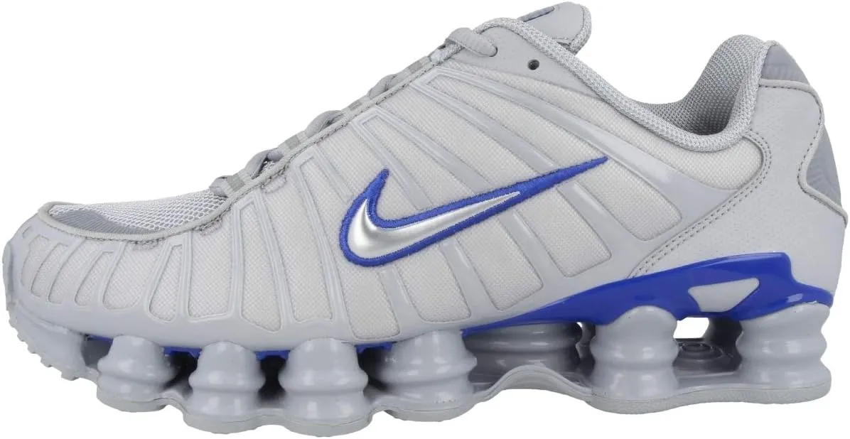 Nike Shox TL Men's Shoes (CN0151-001, Wolf Grey/Racer Blue/Metallic Silver) Size 9
