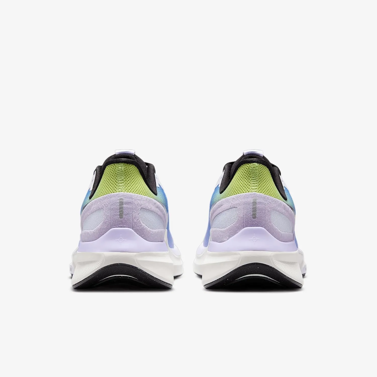 Nike Structure 25 SE Women's Road Running Shoes (HV3177-500, Amethyst Tint/Black/Light Lemon Twist/Metallic Gold)