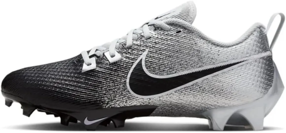 Nike Vapor Edge Speed 360 2 Football Cleats (Metallic Silver/Black-White, US Footwear Size System, Adult, Men, Numeric, Medium, 7.5)