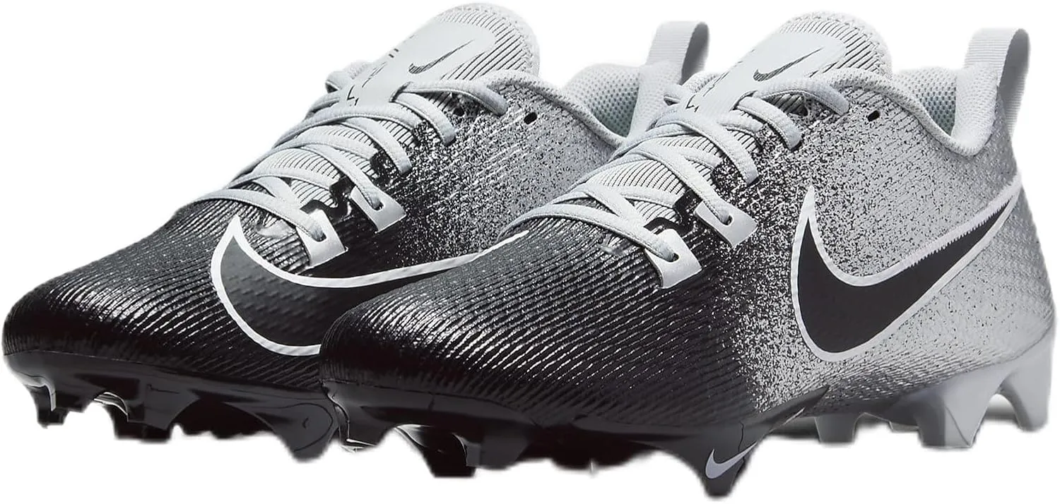 Nike Vapor Edge Speed 360 2 Football Cleats (Metallic Silver/Black-White, US Footwear Size System, Adult, Men, Numeric, Medium, 7)