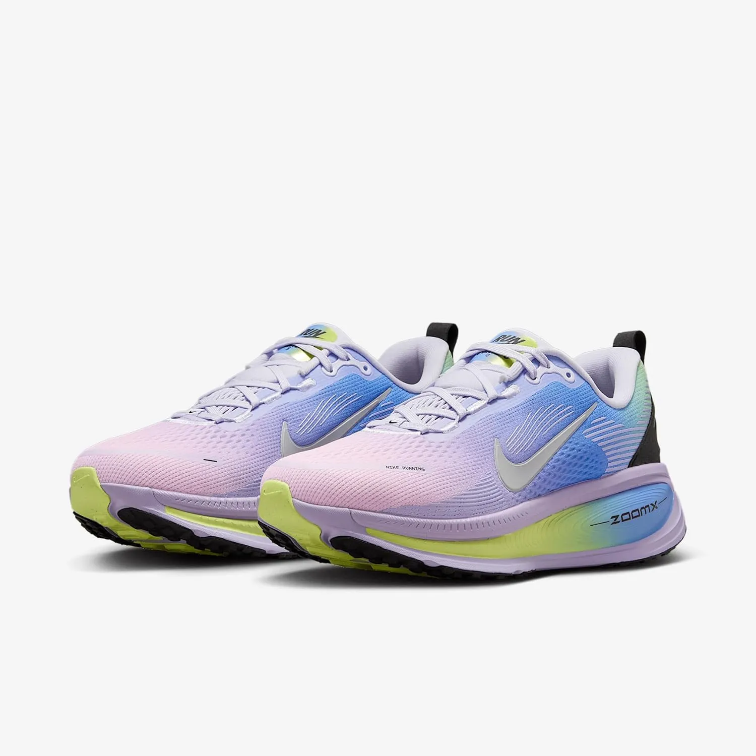 Nike Vomero 18 SE Women's Road Running Shoes (IB5169-500, Amethyst Tint/Hydrangeas/Phantom/Metallic Silver)