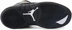 Nike Air Jordan Retro 12 The Master Preschool P.S Black Rattan White Metallic Gold 151186-013 (13)