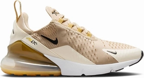 Nike Air Max 270 Women's Shoes (AH6789-703, Team Gold/Saturn Gold/Metallic Gold/Black) Size 6