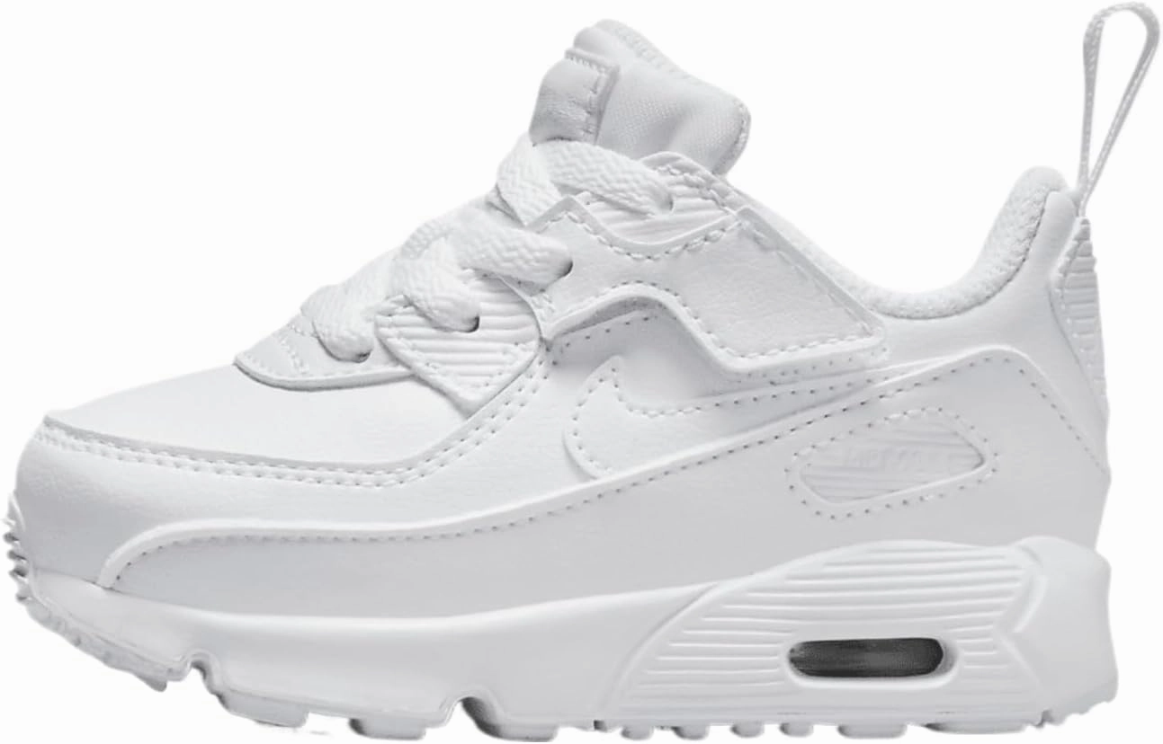 Nike Air Max 90 EasyOn Baby/Toddler Shoes (HF6359-102, Shown: White/Metallic Silver/White) Size 5