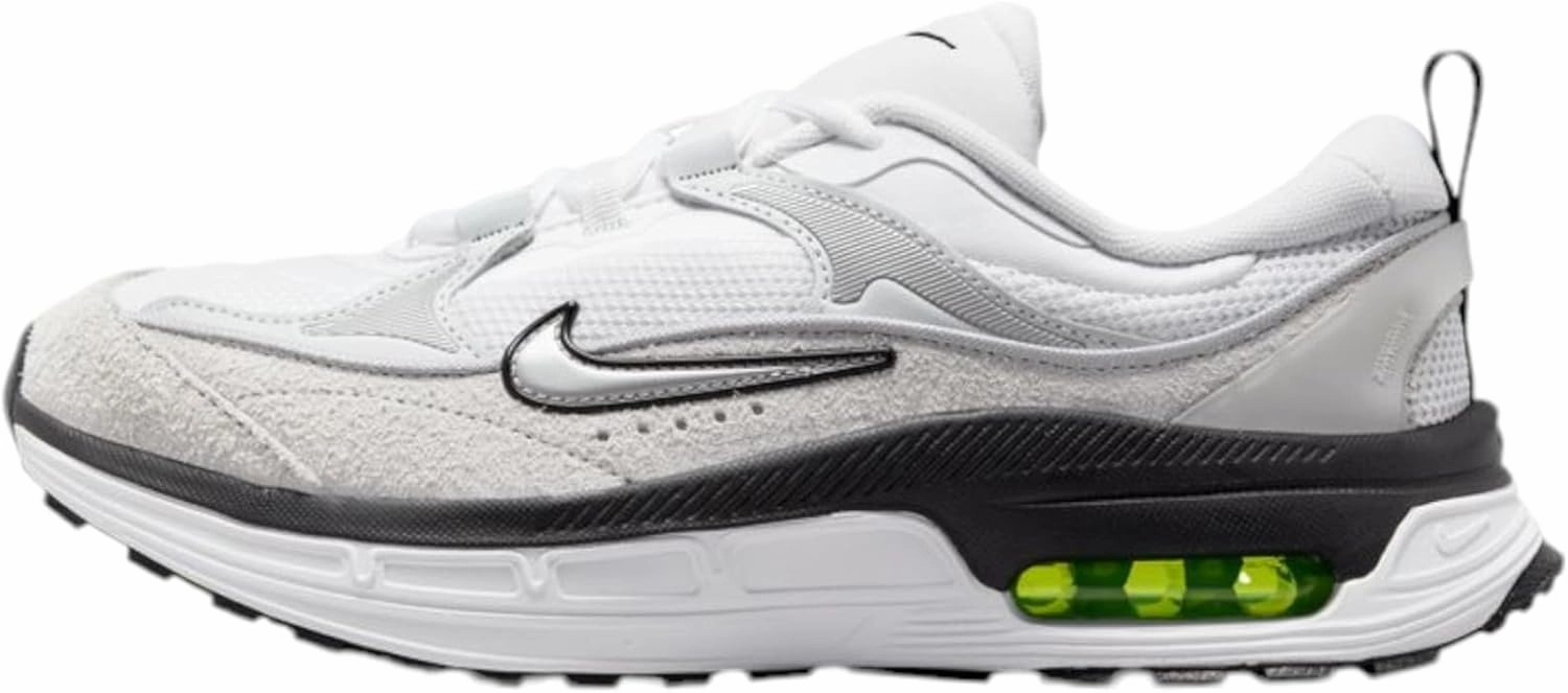 Nike Air Max Bliss Womens Running Trainers DZ6754 Sneakers Shoes (UK 5.5 US 8 EU 39, White Metallic Silver 100)