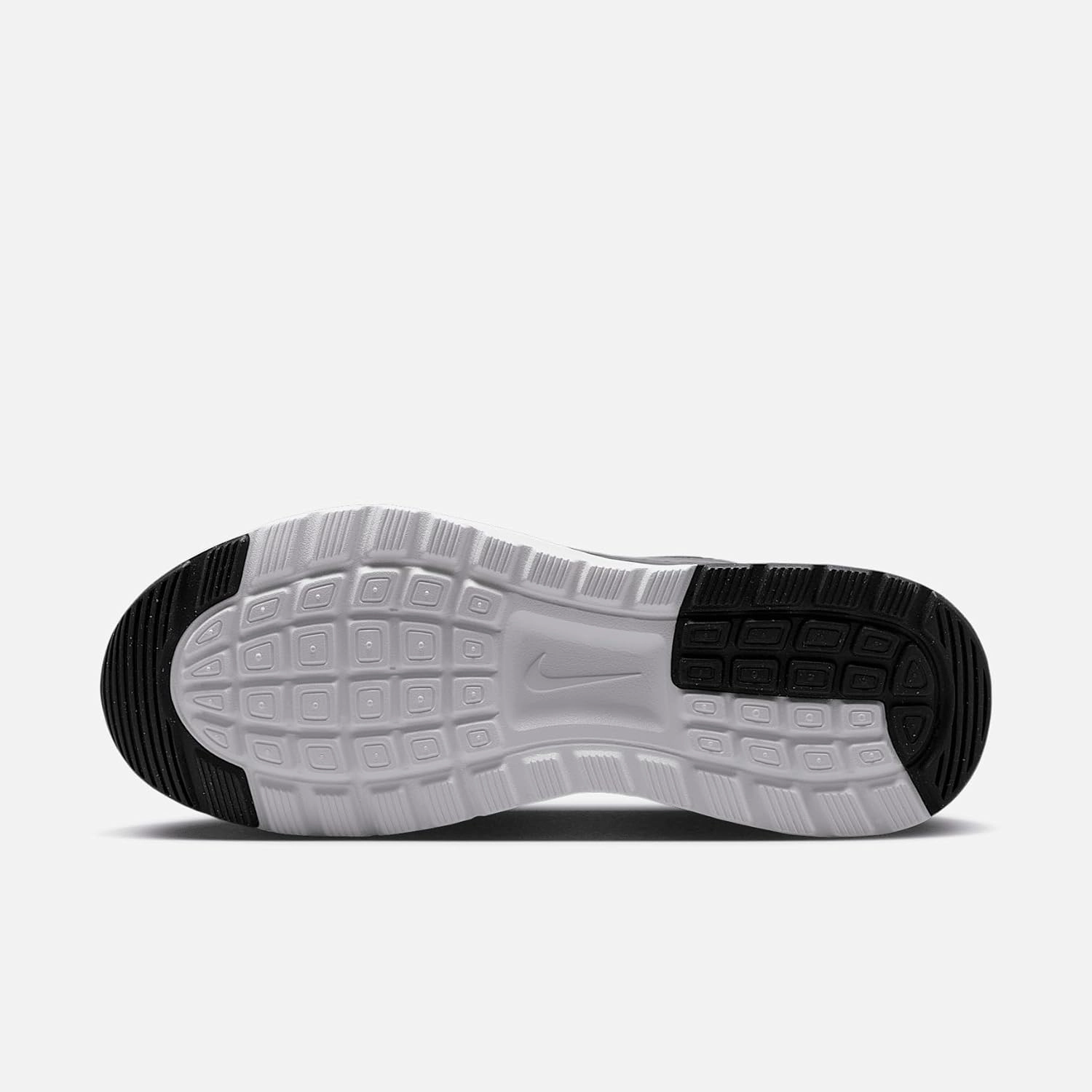 Nike Air Max Nuaxis Women's Shoes (HF1233-003, Black/White/Metallic Silver/Metallic Dark Grey)