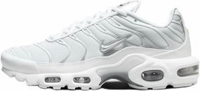 Nike Air Max Plus Women's Shoes (FV0952-100, White/Metallic Silver/Sail/Pure Platinum) Size 5.5