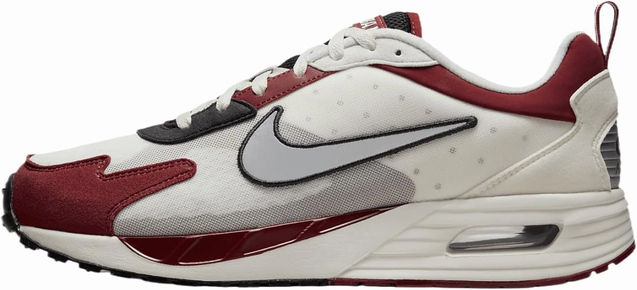 Nike Air Max Solo Men's Shoes (FZ4832-001, Black/Phantom/Team Crimson/Metallic Silver) Size 11