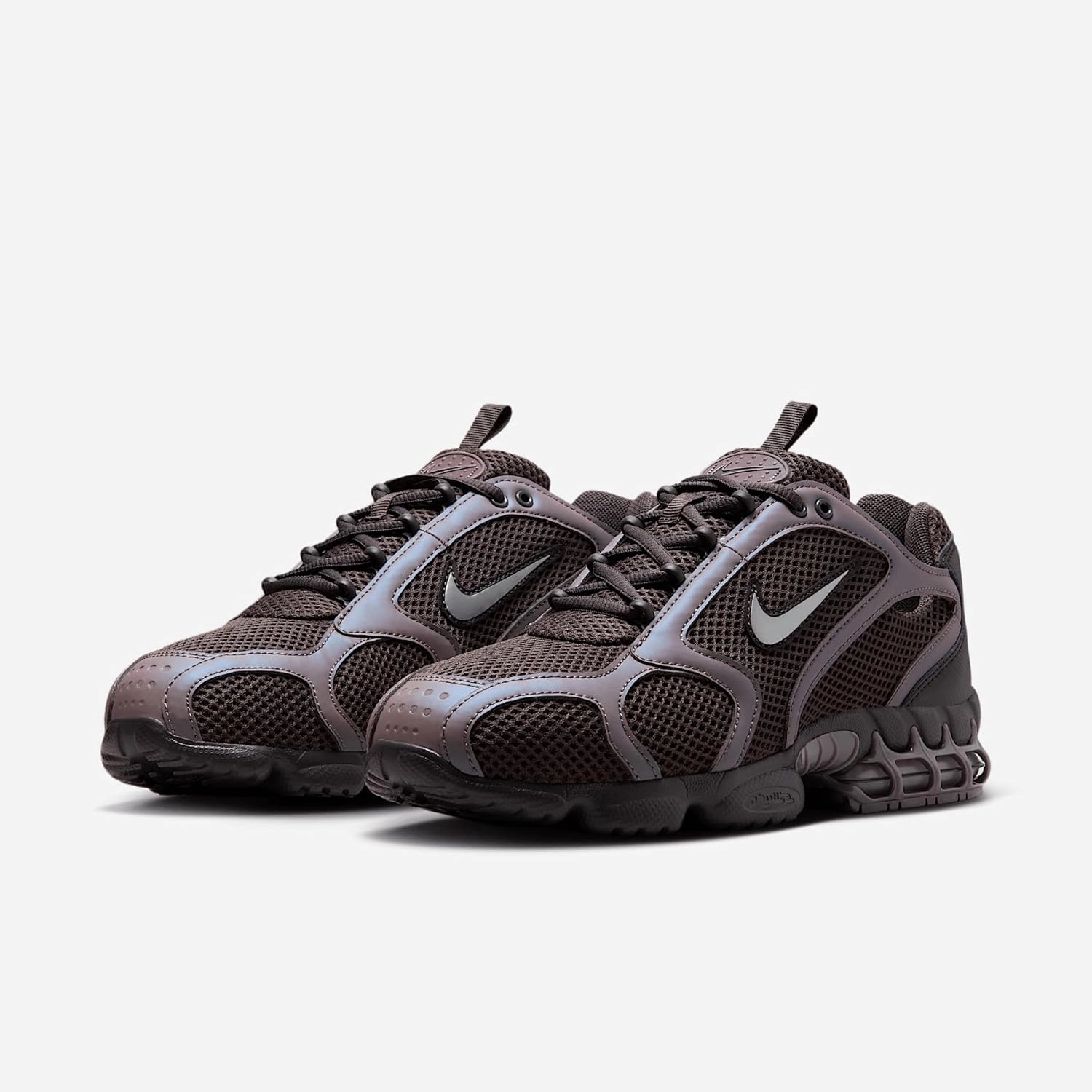 Nike Air Zoom Spiridon Cage 2 Men's Shoes (HV6929-299, Medium Ash/Taupe Grey/Cave Stone/Metallic Silver)