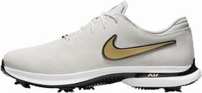 Nike Air Zoom Victory Tour 3 NRG Golf Shoes (FJ2241-100, White/Metallic Silver/Black/Metallic Gold) Size 15