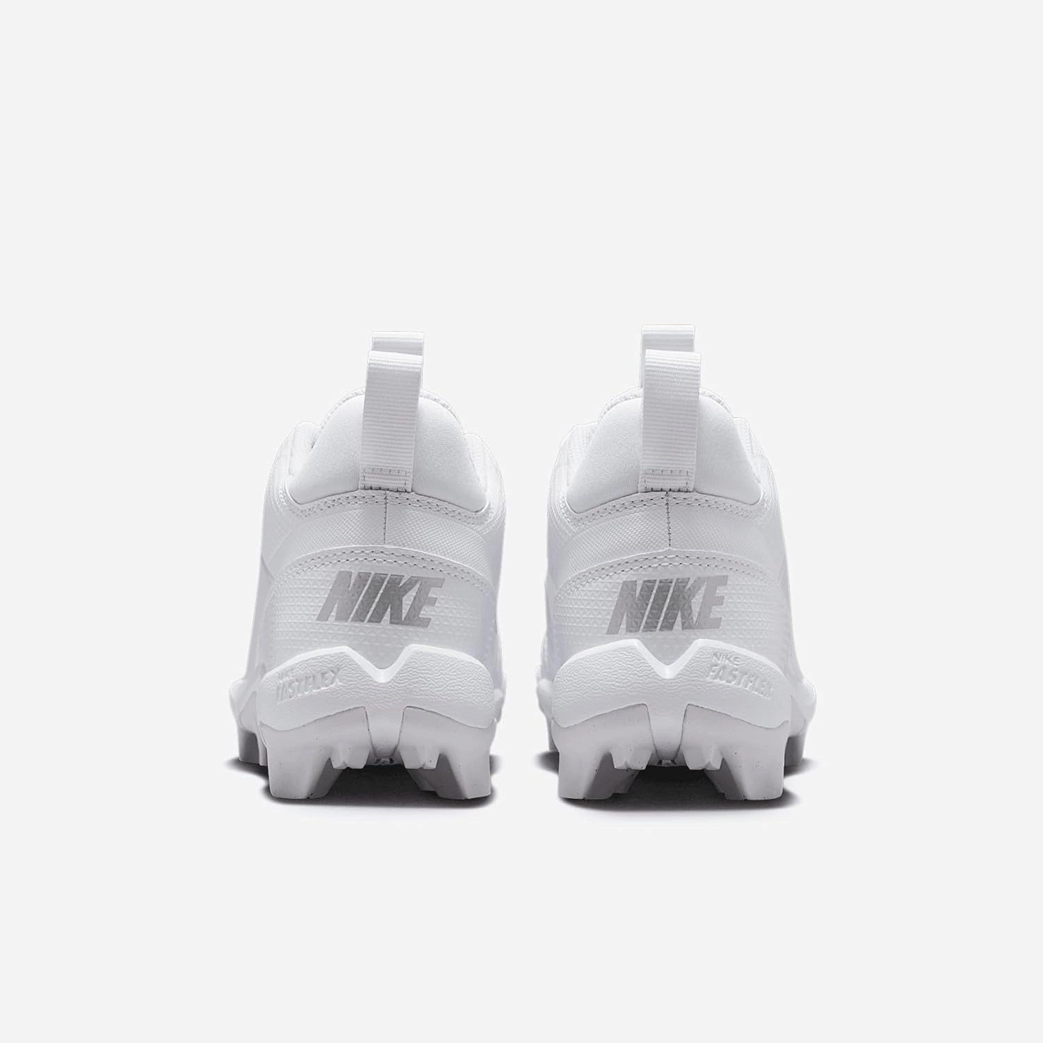 Nike Alpha Menace 4 Shark Big Kids' Football Cleats (FQ4012-101, White/Metallic Silver)
