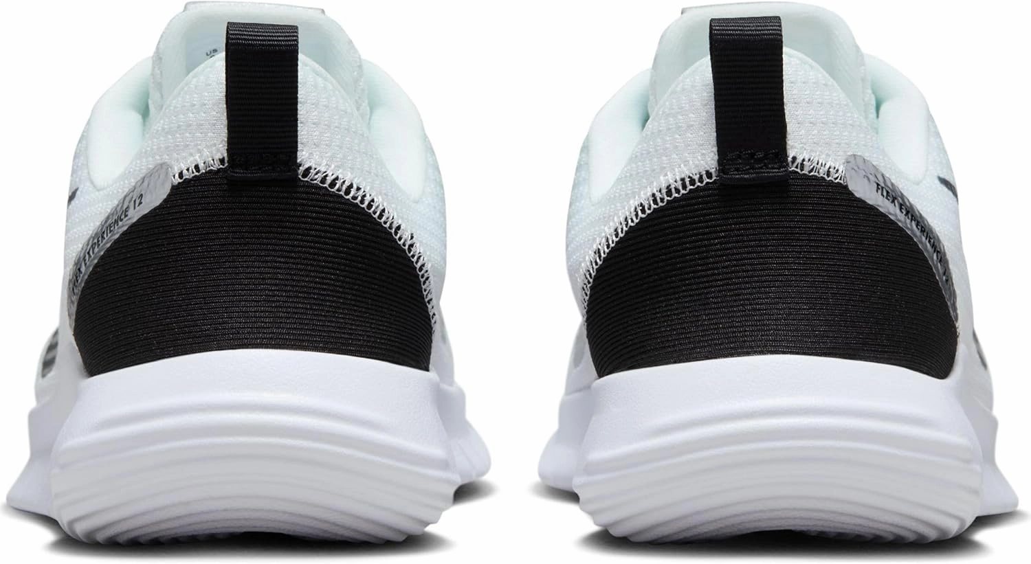 Nike Flex Experience Run 12 Premium Women's Road Running Shoes (FZ2114-100, Summit White/Black/White/Metallic Silver)
