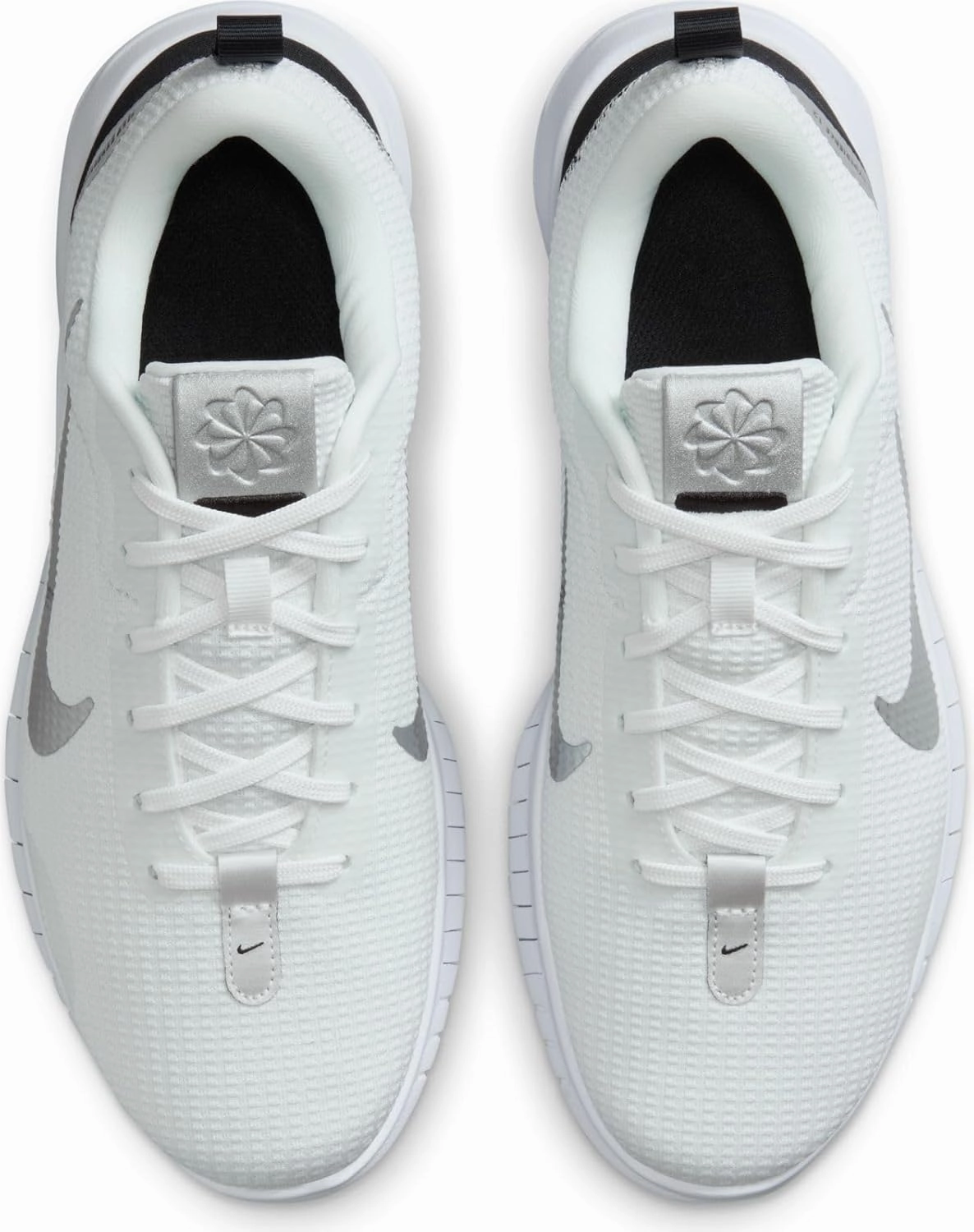 Nike Flex Experience Run 12 Premium Women's Road Running Shoes (FZ2114-100, Summit White/Black/White/Metallic Silver)