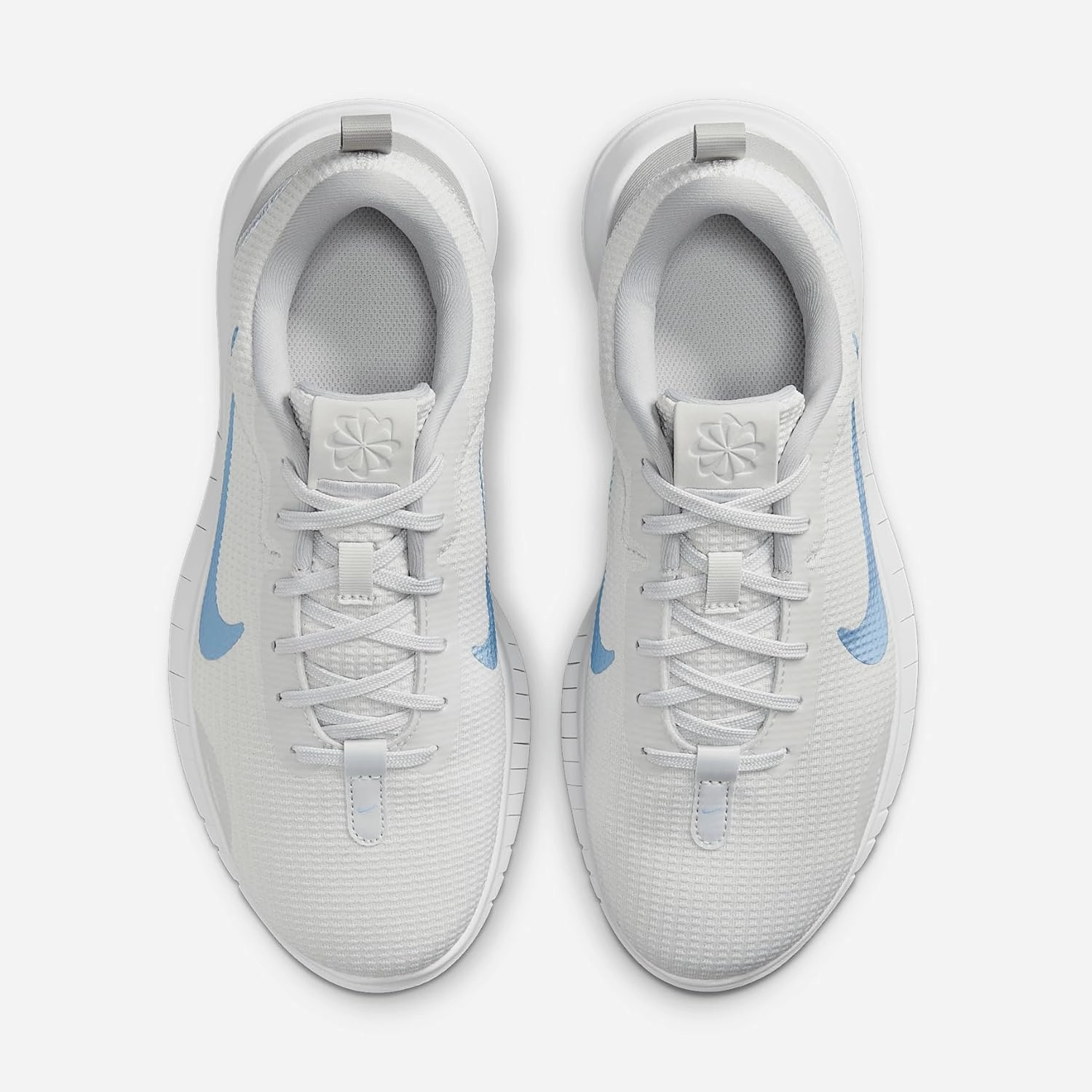Nike Flex Experience Run 12 Women's Road Running Shoes (Extra Wide) (FZ4674-007, Photon Dust/Light Smoke Grey/White/Metallic Silver)