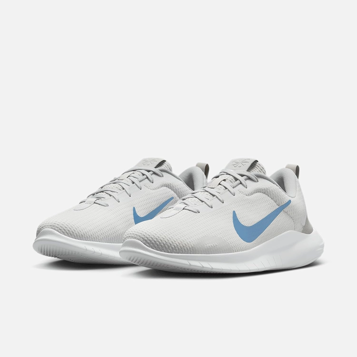 Nike Flex Experience Run 12 Women's Road Running Shoes (Extra Wide) (FZ4674-007, Photon Dust/Light Smoke Grey/White/Metallic Silver)