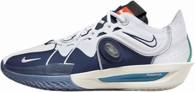 Nike G.T. Cut 3 ASW Basketball Shoes (FZ4645-100, White/Metallic Silver/Sail/Midnight Navy) Size 8.5