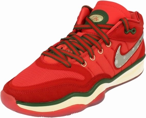 Nike G.T. Hustle 2 Men's Basketball Shoes (DJ9405-601, Track Red/Mystic Red/Fir/Metallic Silver) Size 11