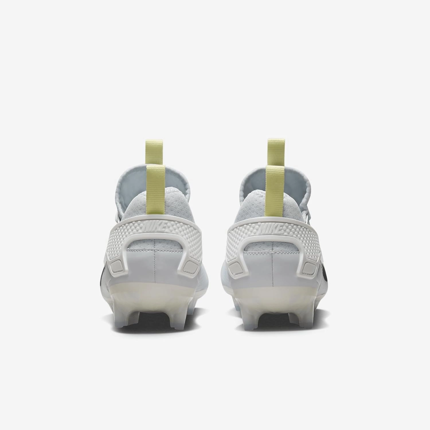 Nike Huarache 9 Elite Low LAX Lacrosse Cleats (FD0089-100, White/White/Metallic Vivid Gold)