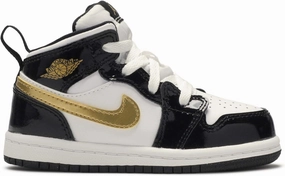 Nike Jordan 1 Mid Se (td) Kids Toddler Bq6933-007 Size 10