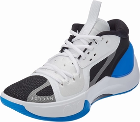 Nike Jordan Mens Zoom Separate White Black Photo Blue Basketball Shooes (White Photo Blue Black Metallic Silver, US Footwear Size System, Adult, Men, Numeric, Medium, 10)